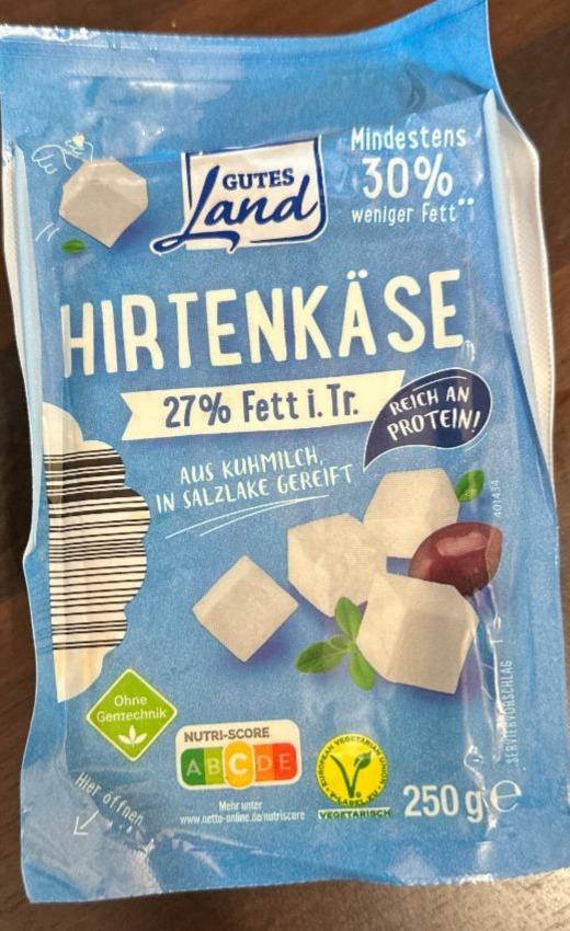 Фото - Hirtenkäse 27% Gutes Land