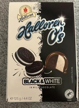 Фото - Halloren o's black&white in milk chocolate Halloren