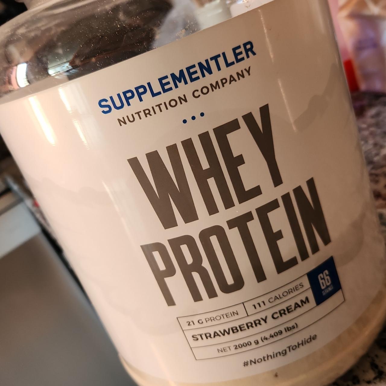 Фото - Whey Protein strawberry Supplementler