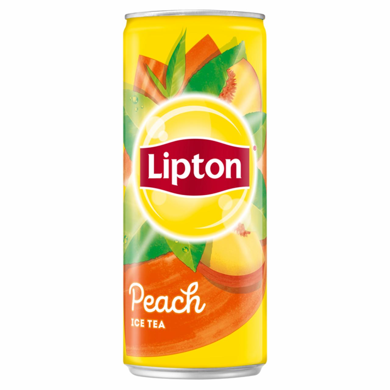 Фото - Холодный чай персик ice tea Lipton