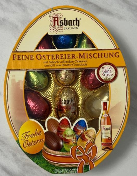 Фото - Feine ostereier-mischungmit asbach vollendete ostereier umhüllt von feinster chocolad Asbach