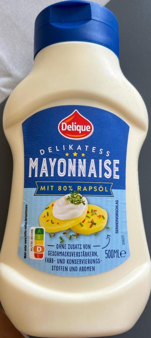 Фото - Mayonnaise delikatess mit 80% rapsol Delique