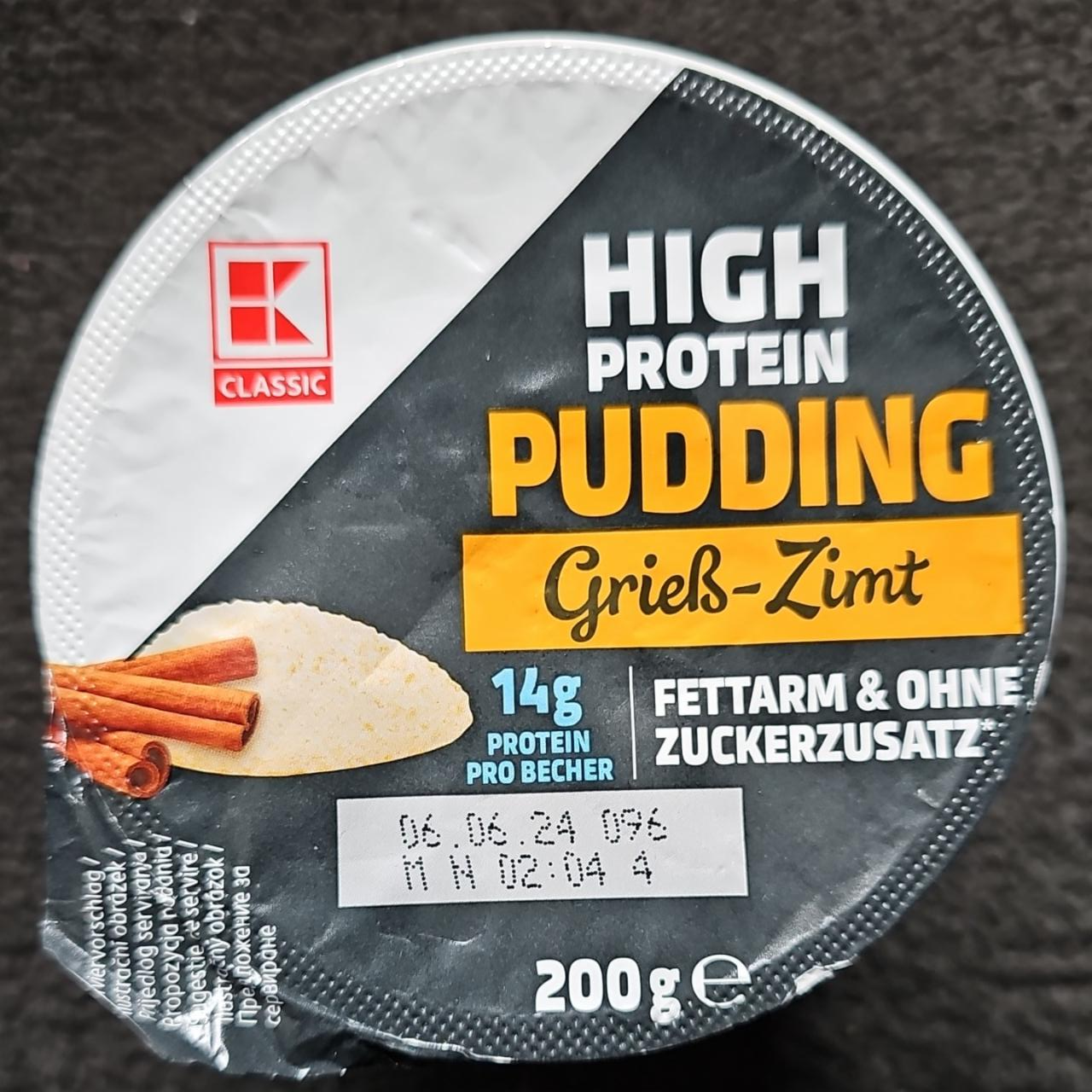 Фото - High protein pudding Griess Zimt K-classic