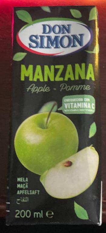 Фото - Manzana apple juice pomme Don Simon