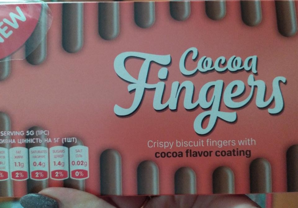 Фото - печенье fingers cocoa Sweet Arte