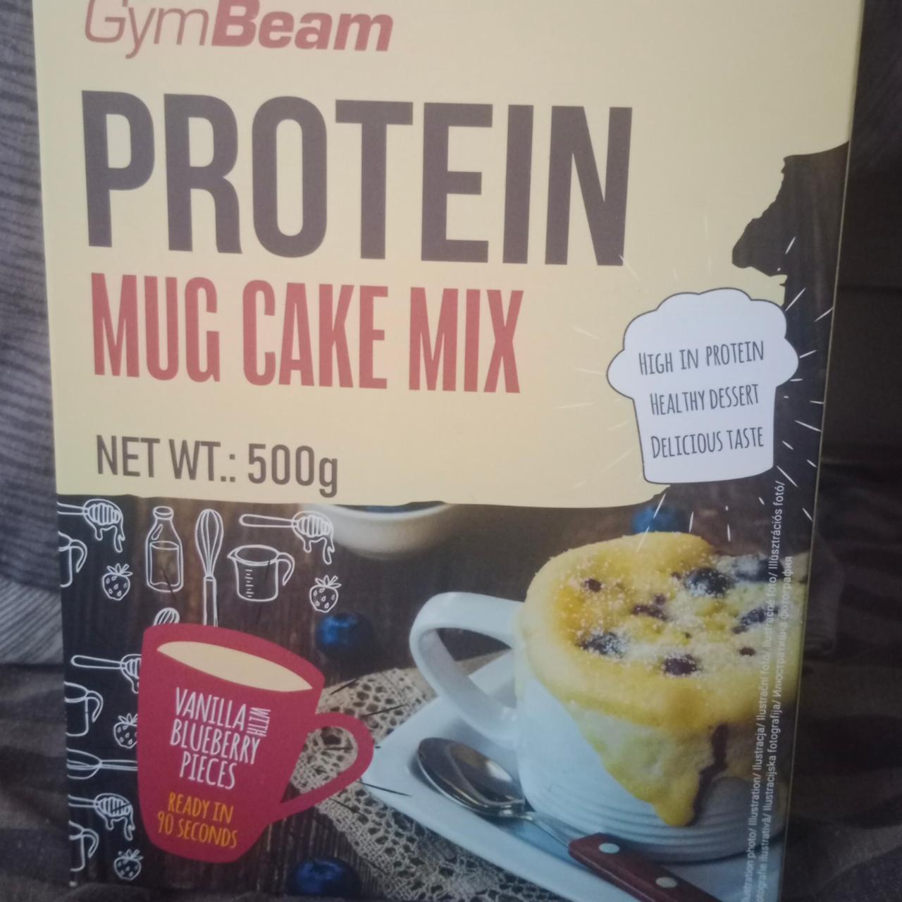 Фото - Protein mug cake mix vanilla blueberry pieces GymBeam