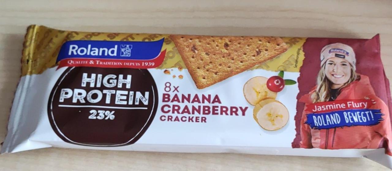 Фото - High Protein 23% Banana Cranberry Cracker Roland