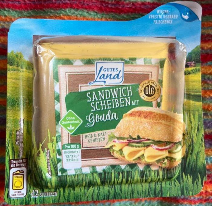 Фото - Sandwich Schreiben mit Gouda Gutes Land