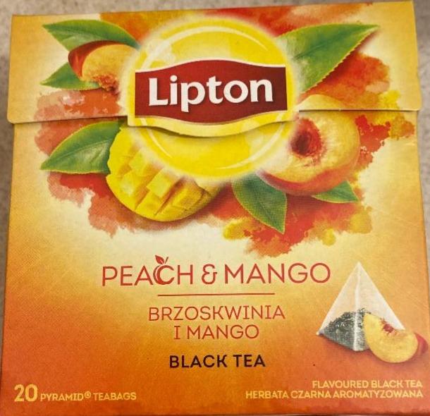 Фото - зелёный чай со вкусом Белый Персик Lipton Липтон