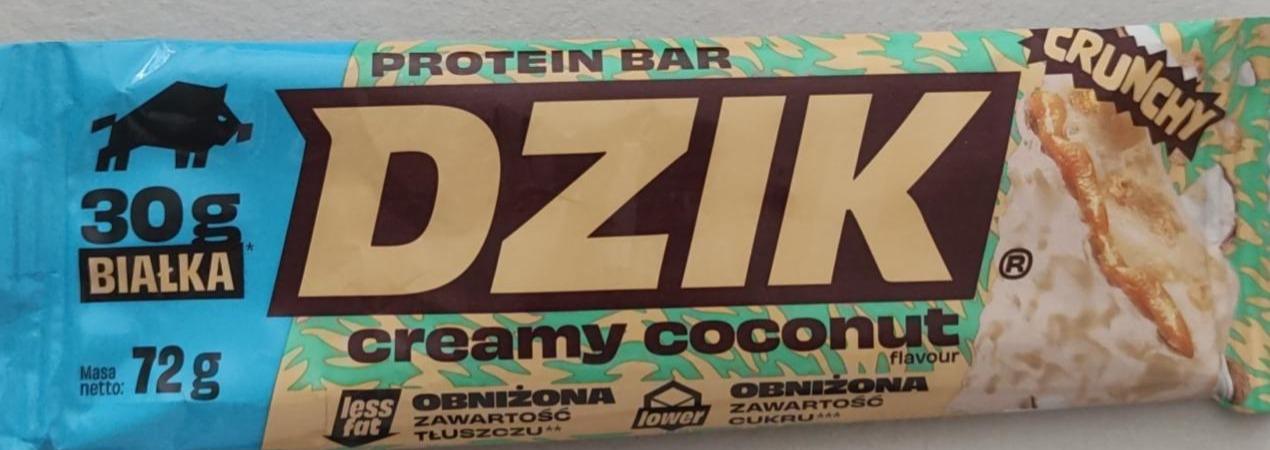 Фото - Protein bar creamy coconut DZIK