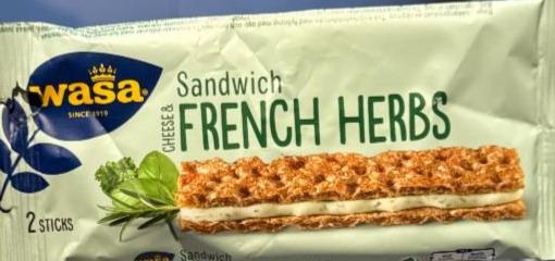 Фото - Сэндвич с начинкой Sandwich French Herbs Wasa