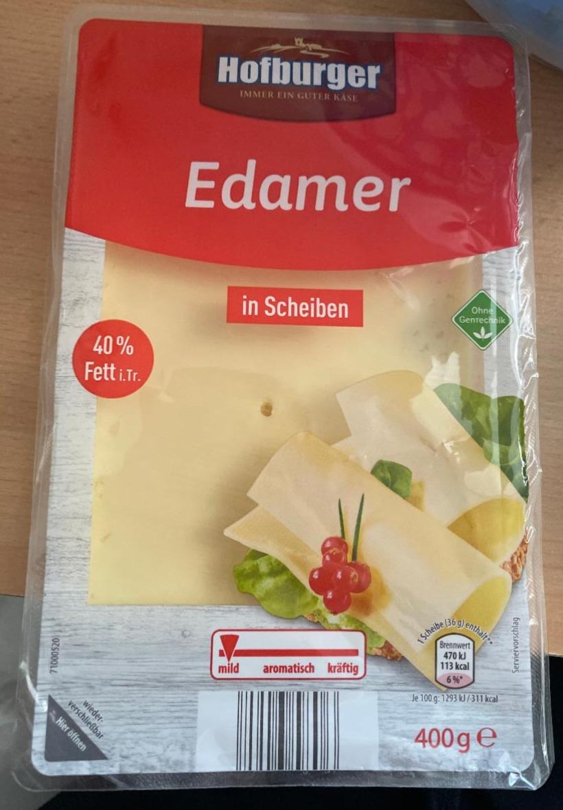 Фото - сыр 40% Edamer Hofburger