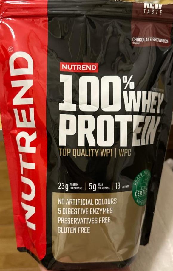 Фото - Сывороточный протеин шоколадный 100% whey protein Nutrend