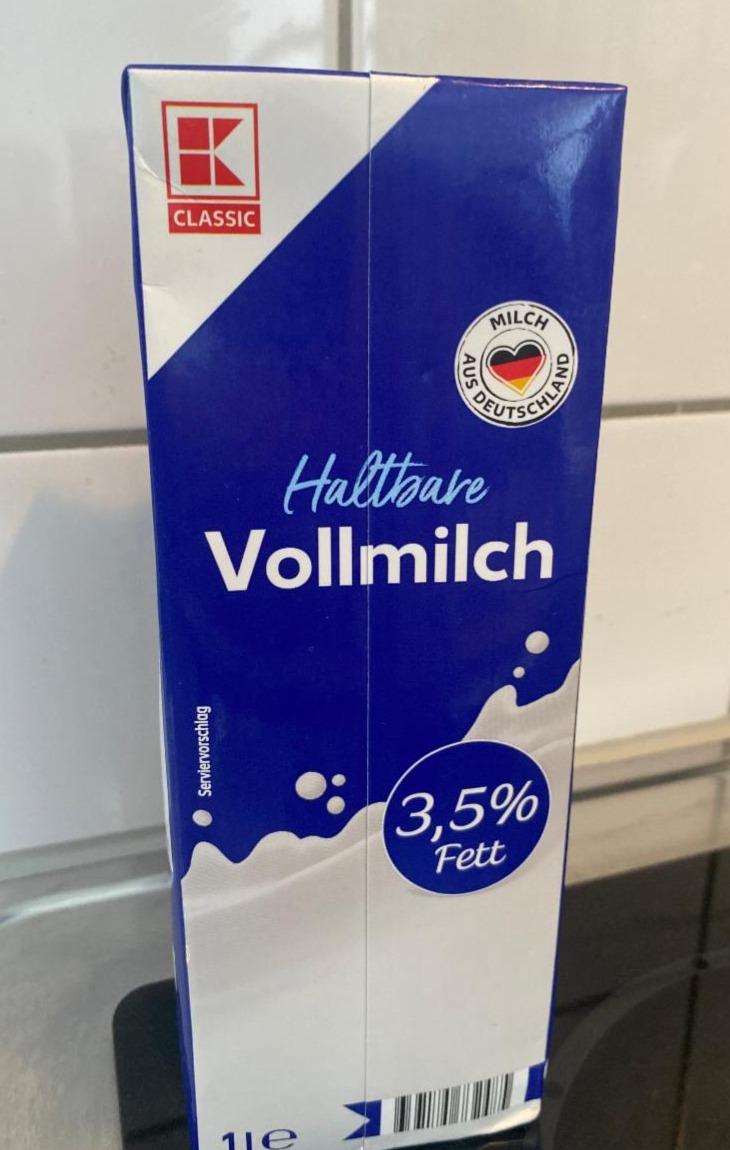 Фото - Haltbare Vollmilch 3.5% K-Classic