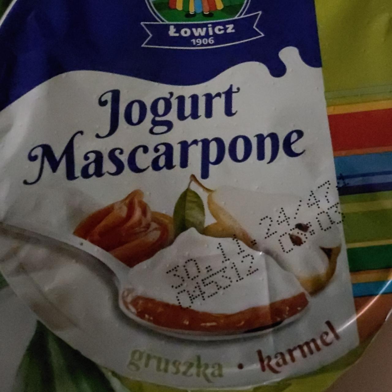 Фото - Jogurt mascarpone gruszka-karamel Łowicz