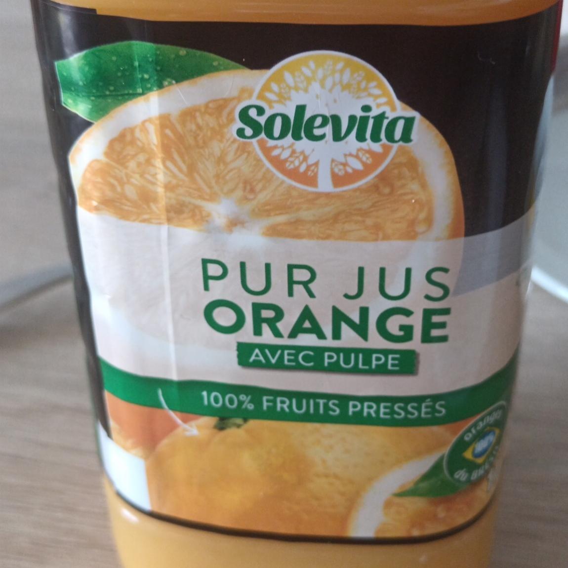 Фото - Pur jus d orange avec pulpe Solevita