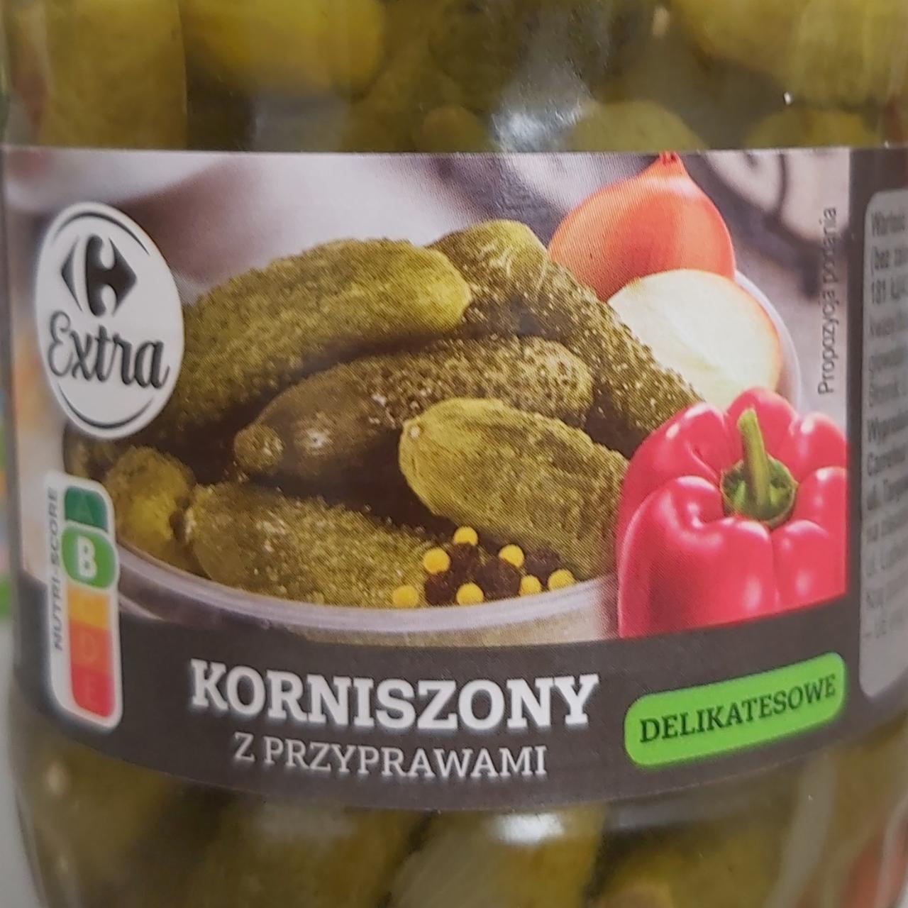 Фото - Korniszony z przyprawami delikatesowe Carrefour Extra