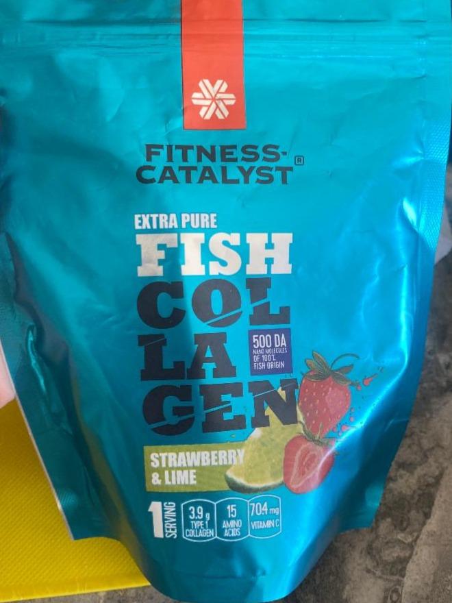 Фото - Extra pure fish collagen strawberry & lime Fitness Catalyst