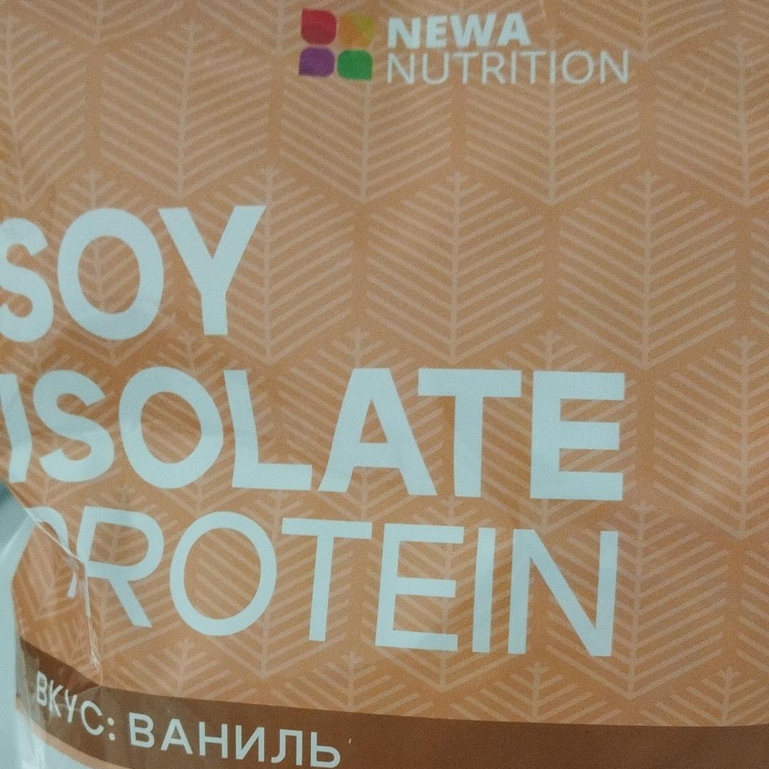 Фото - Soy isolate protein со вкусом ванили Newa Nutrition