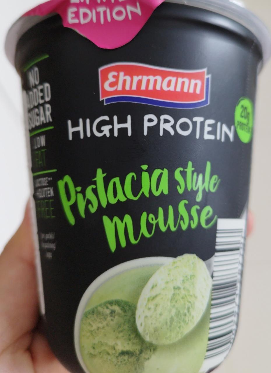 Фото - High protein pistacia style mousse Ehrmann