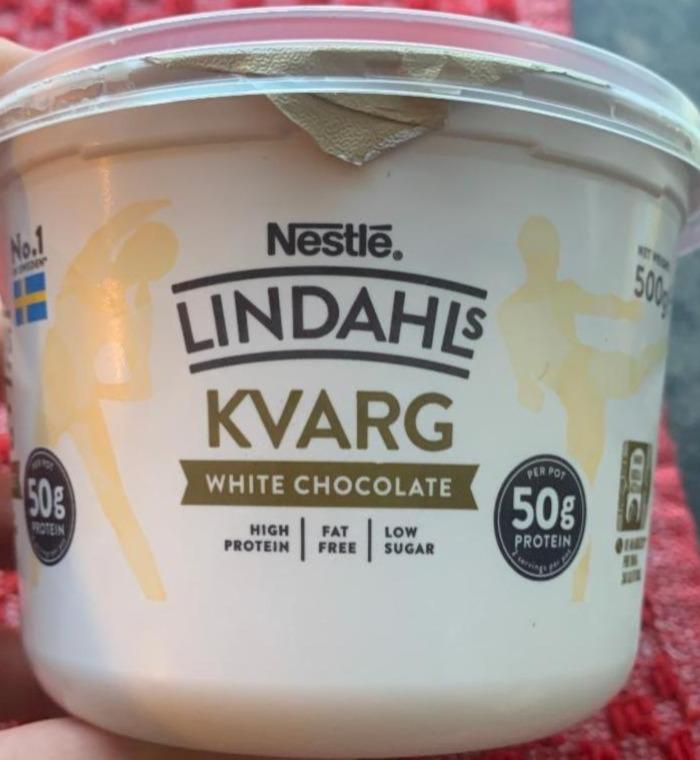 Фото - Chocolate white kvarg Lindahls Nestlé