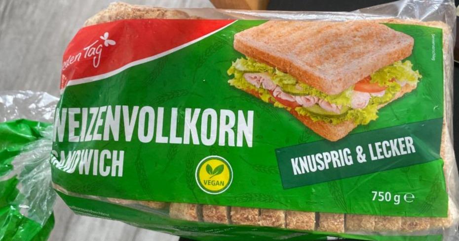 Фото - Weizenvollkorn Sandwich Jeden Tag