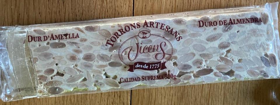 Фото - Nougat dur aux amandes Torrons Artesans Vicens