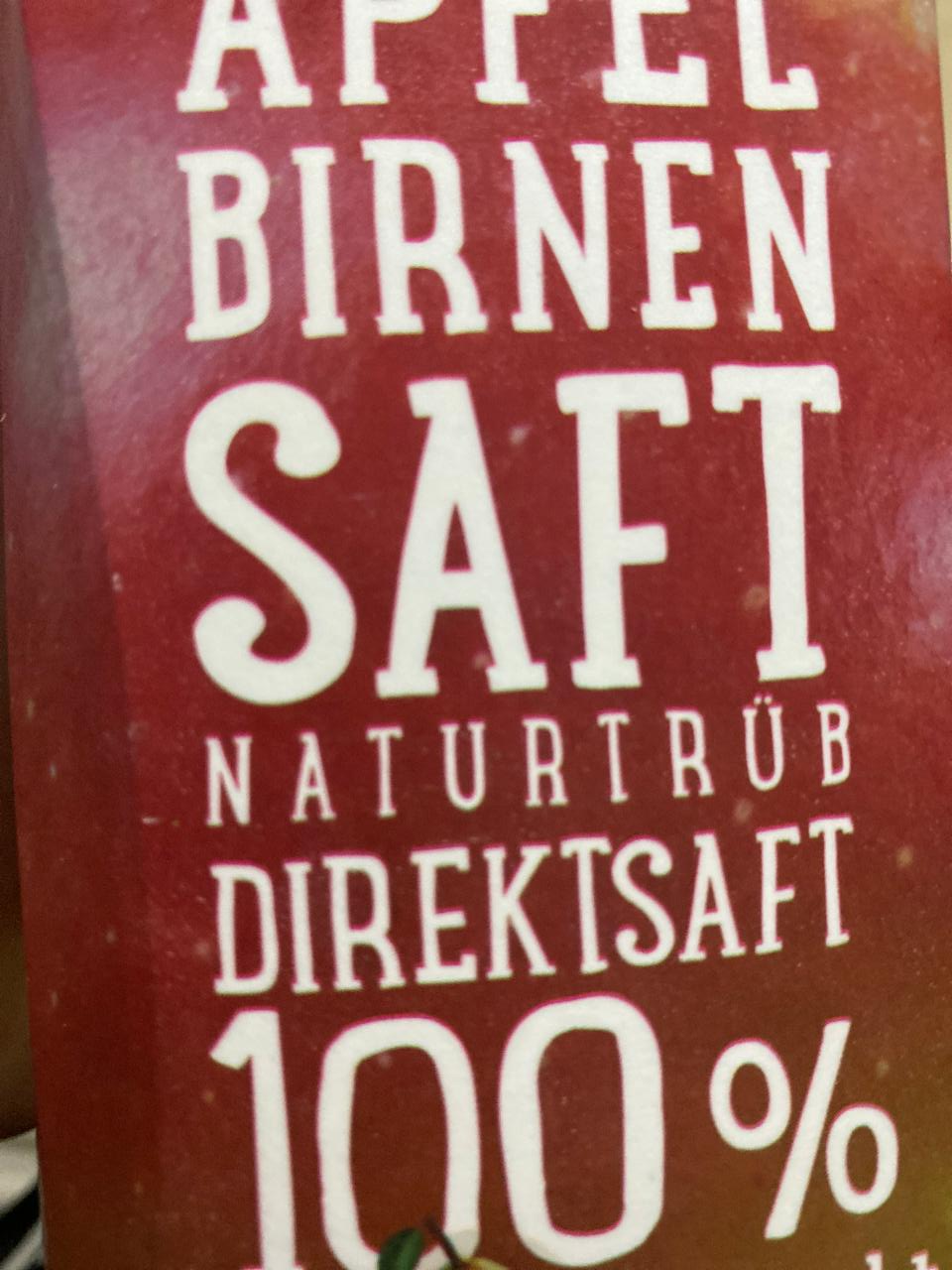 Фото - Appel birnen saft naturtrub direktsaft 100% Rewe beste wahl