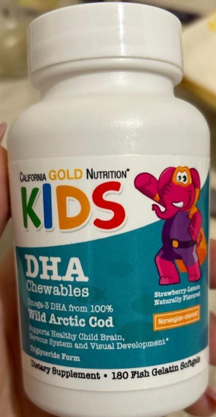 Фото - Витамины DHA Chewables Omega 3 California Gold Nutrition