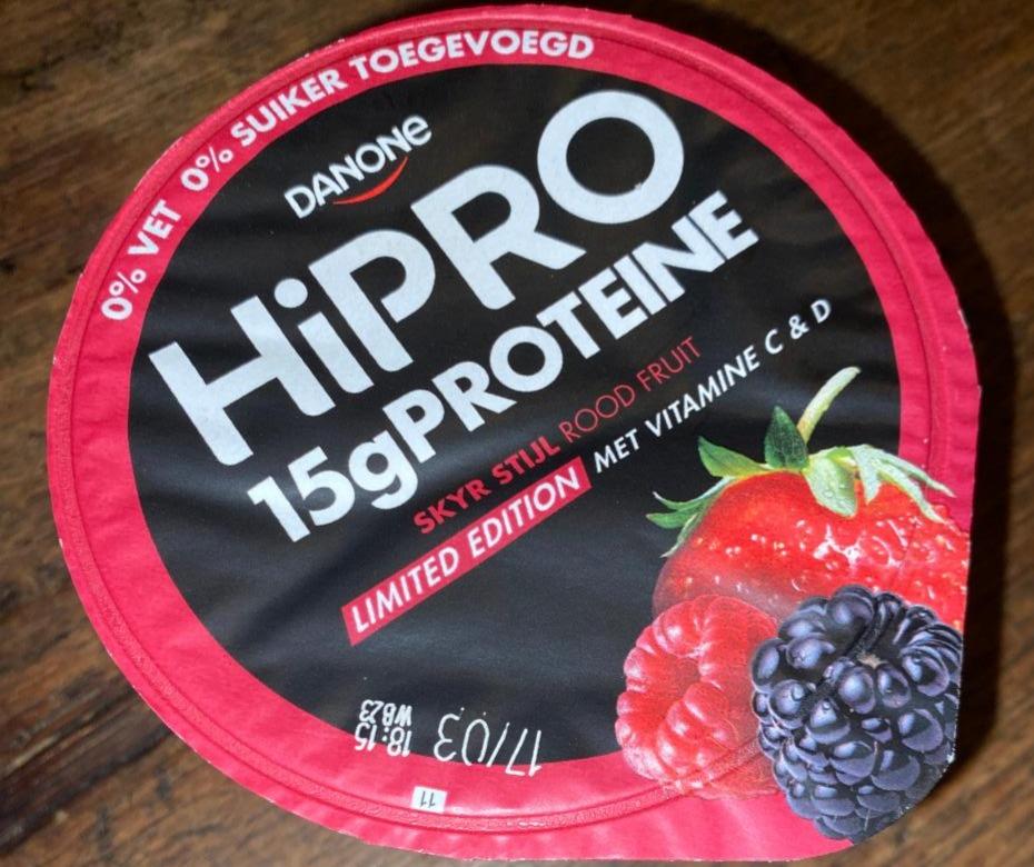 Фото - Hipro 15g proteine skyr stijl rood fruit Danone