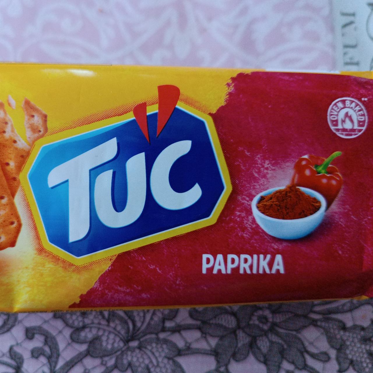 Фото - Крекер соленый со вкусом паприка Тук Tuc