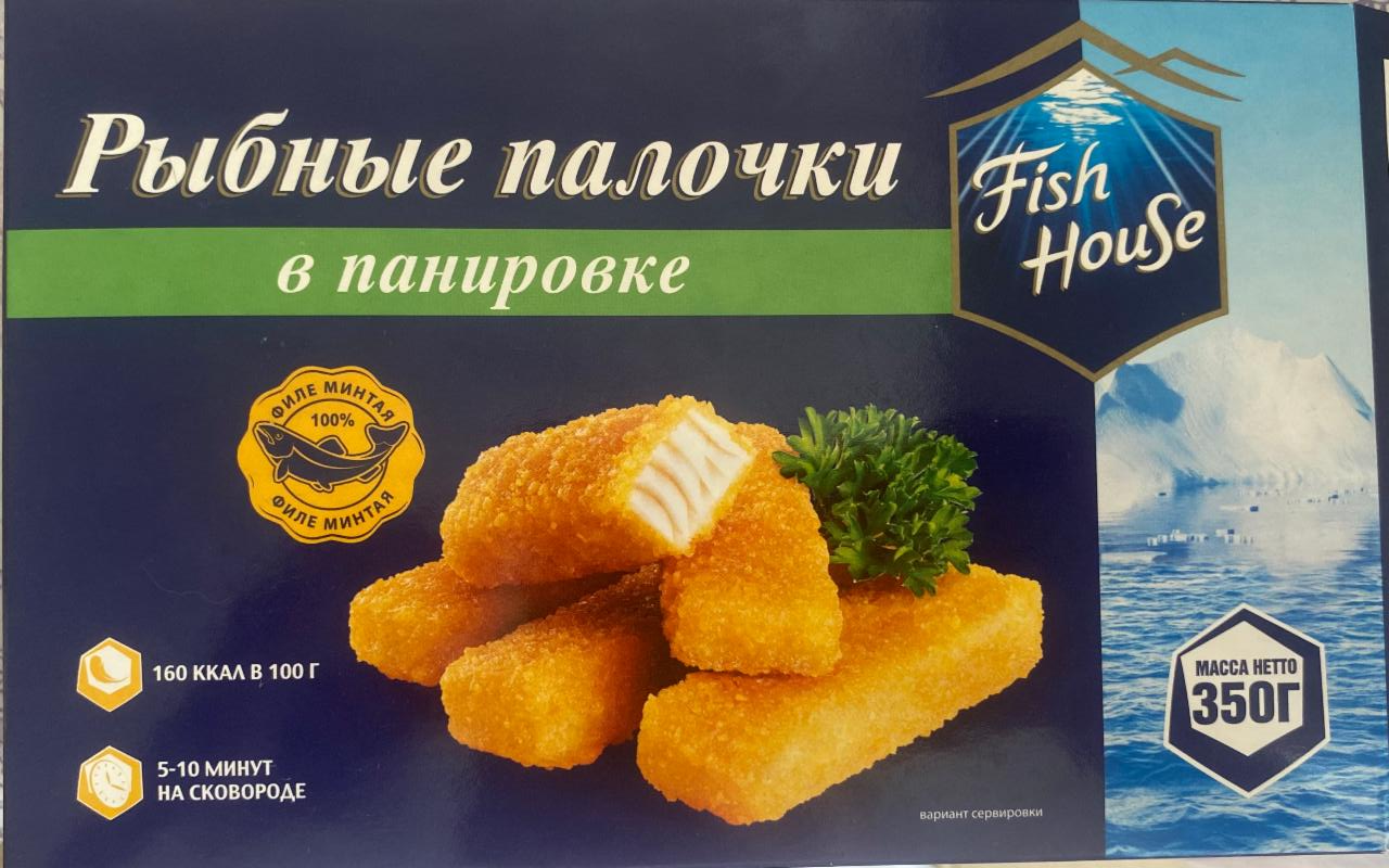 Фото - Рыбные палочки в панировке филе минтая Fish House