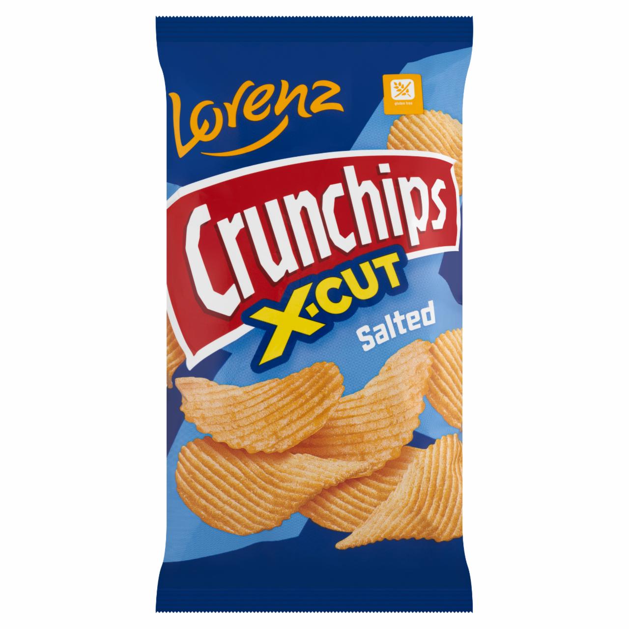 Фото - Чипсы картофельные Salted X-cut Crunchips Lorenz