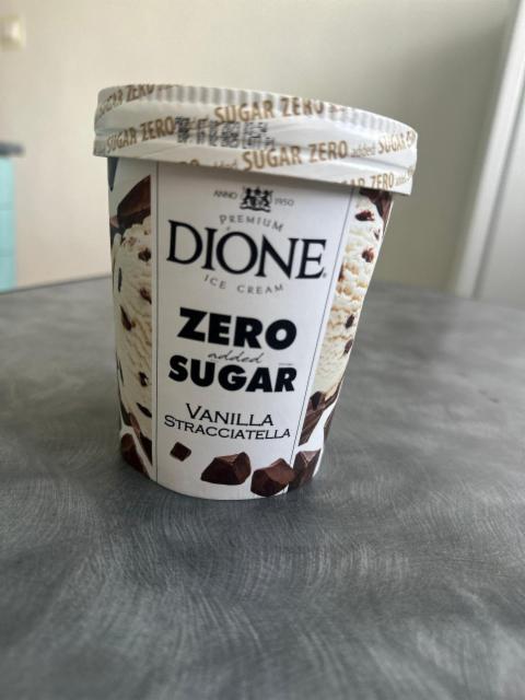 Фото - Zero sugar vanilla stracciatella Premium Ice Cream Dione