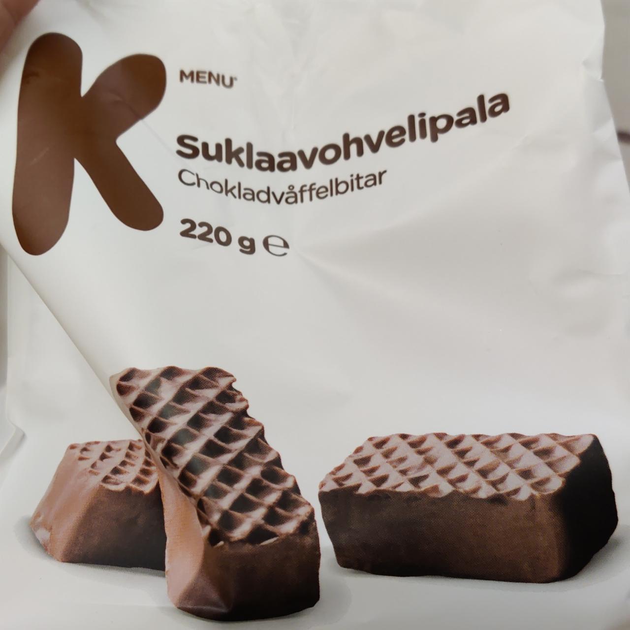 Фото - Suklaavohvelipala chokladvaffelbitar K-Menu