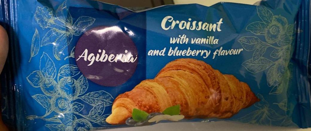 Фото - Croissant with vanilla and blueberry flavour Agiberia