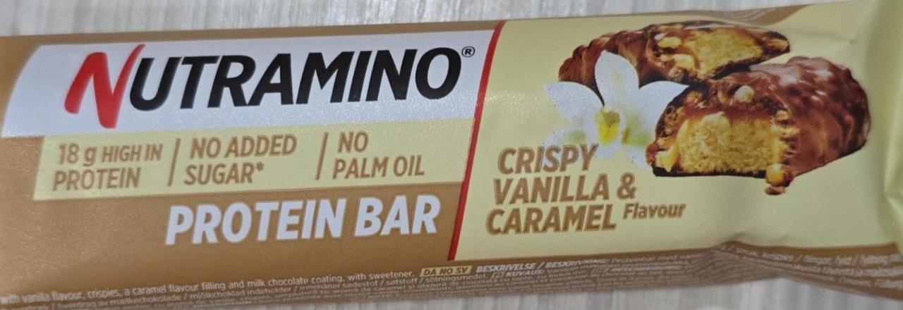 Фото - Protein bar crispy vanilla&caramel Nutramino