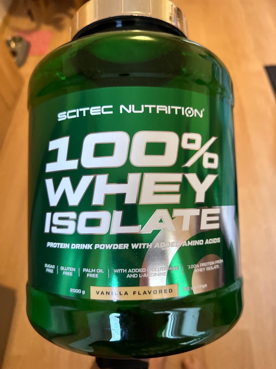 Фото - 100% Whey isolate vanilla flavored Scitec Nutrition