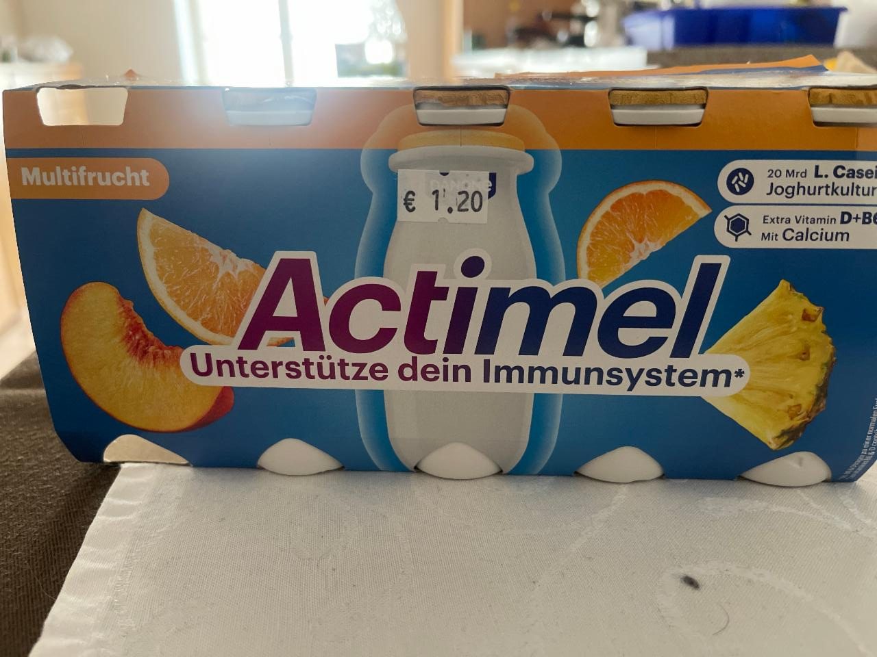 Фото - Multifrucht Milchmischerzeugnis mit Vitamin B6 und D Actimel