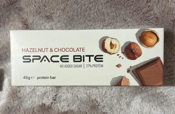 Фото - Батончик протеиновый Hazelnut&Chocolate Space Bite