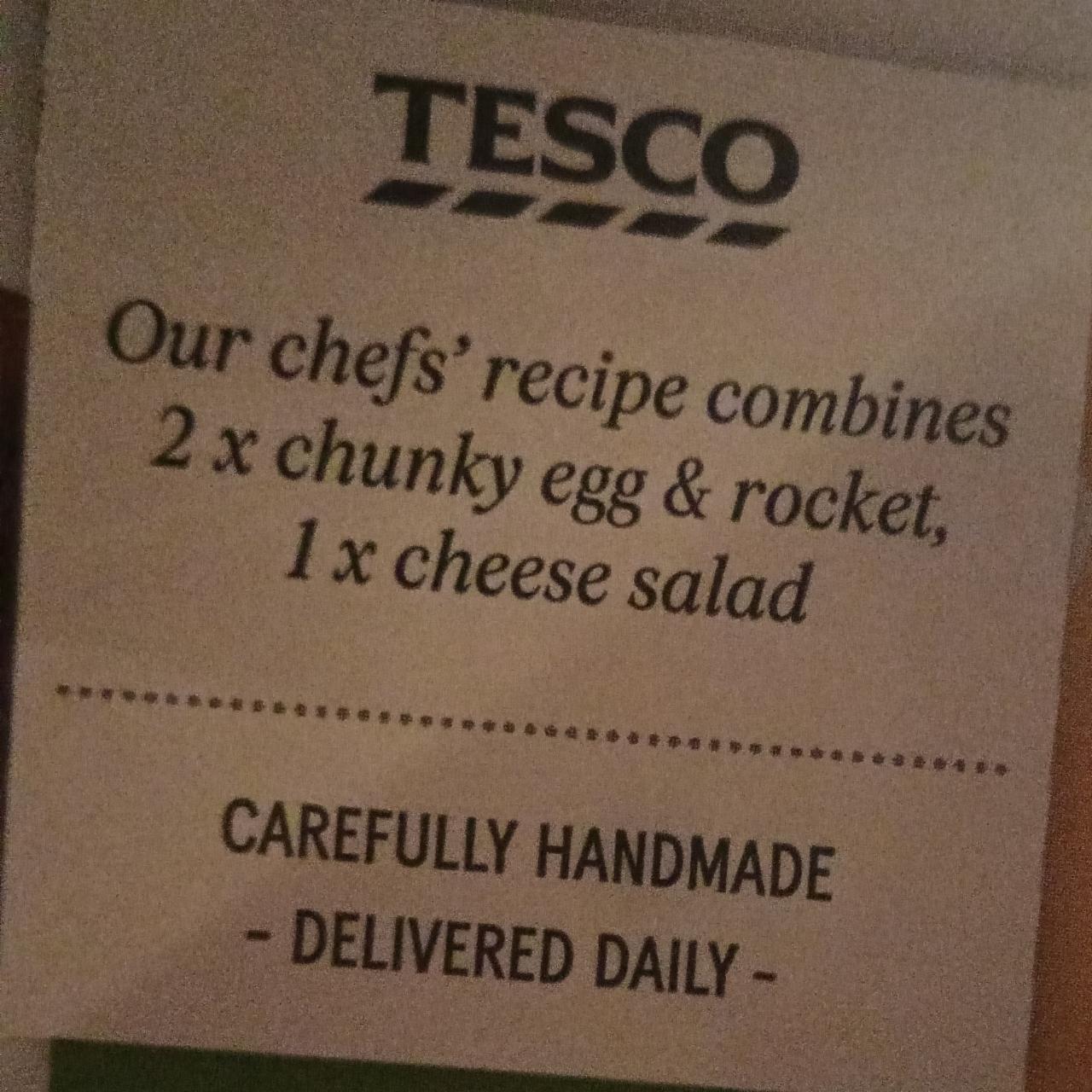 Фото - Triple double egg and cheese Tesco