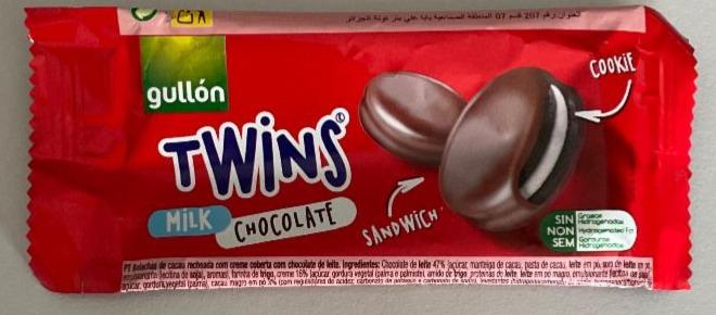 Фото - Twins milk chocolate sandwich Gullon