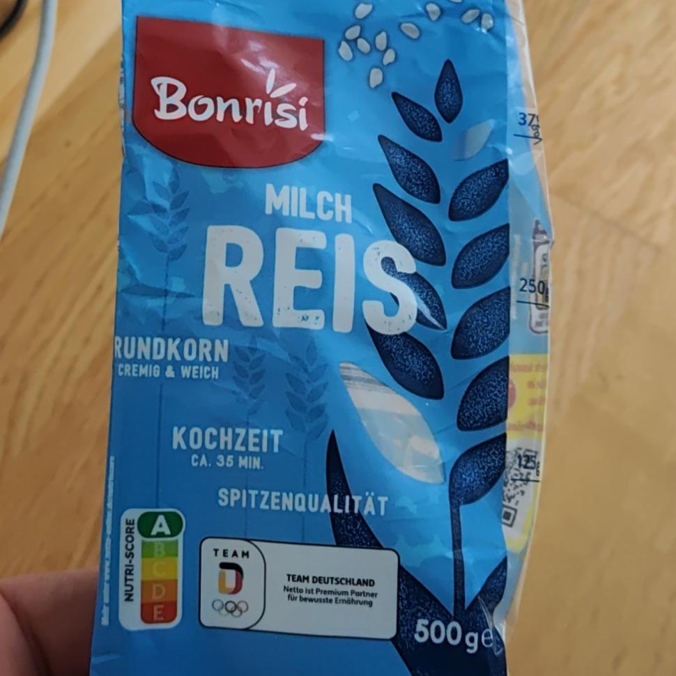 Фото - Milch reis rundkorn cremig&weich Bonrisi