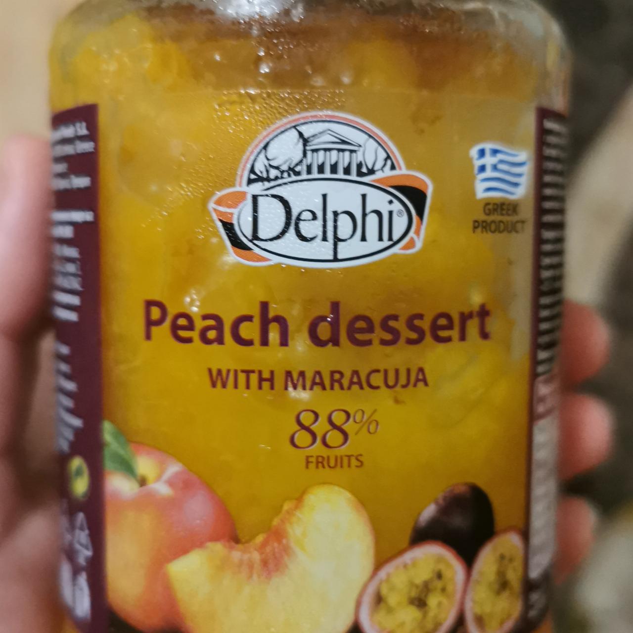 Фото - Peach dessert with maracuja 88% fruits Delphi