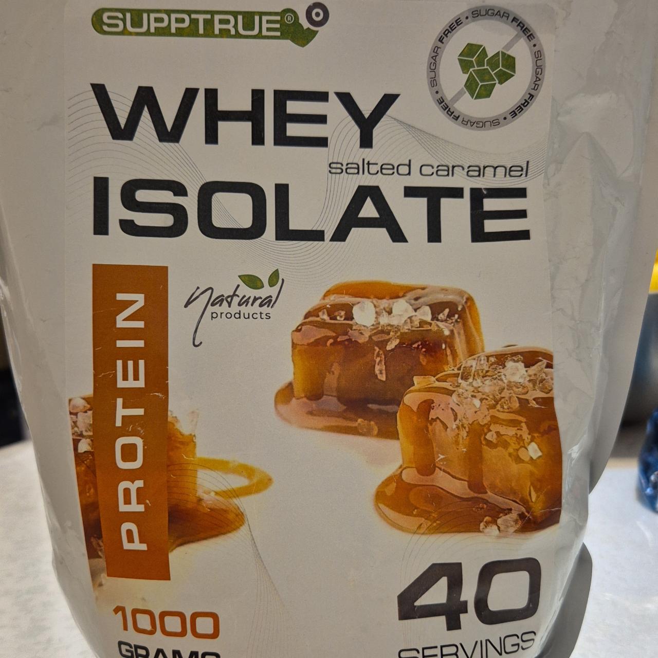 Фото - Whey isolate salted caramel Supptrue