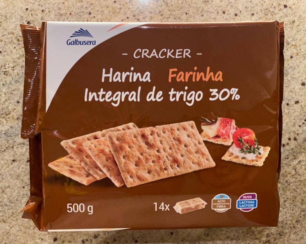 Фото - Cracker harina farinha integral de trigo 30% Galbusera