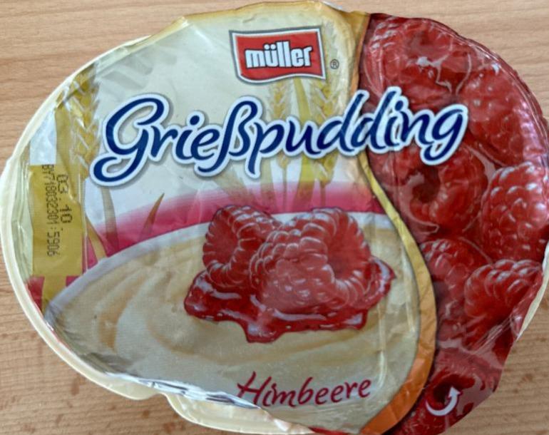 Фото - Grießpudding Himbeere Müller