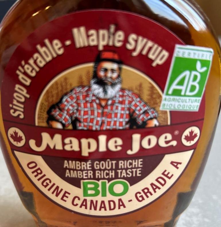 Фото - Sirop d'eradle- marie syrup Maple Joe