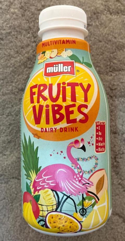 Фото - Fruity vibes multivitamin dairy drink Müller