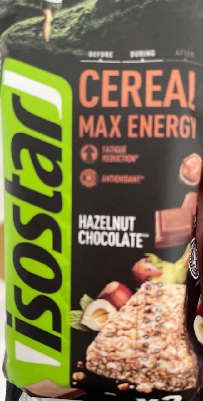 Фото - Cereal max energy noisette chocolat Isostar